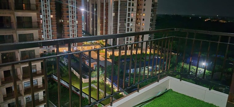 Balcony, new town action area 1 3 Bedroom 1280 Sq.Ft. Apartment In New Town Action Area 1 Kolkata 10677026