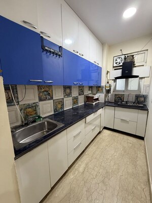 Kitchen in 2 BHK Builder Floor at Lajpat Nagar – for Sale