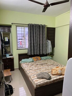 Bedroom in 2.5 BHK Apartment at AP Bhandari Akshay Flora, Kharadi – for Rent
