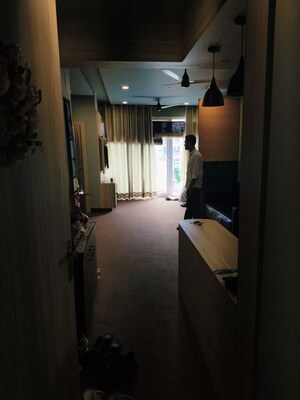 Building Lobby in 3 BHK Apartment at Rishita Manhattan, Gomti Nagar – for Rent