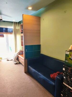 Living Room in 3 BHK Apartment at Rishita Manhattan, Gomti Nagar – for Rent