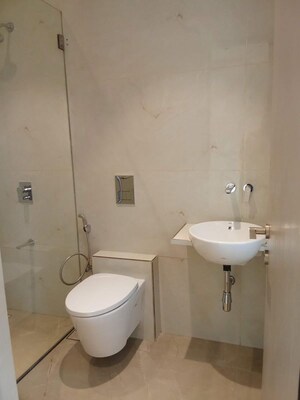 Bathroom in 3 BHK Apartment at Lashkaria Indrasukh, Andheri West – for Sale