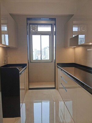 Kitchen in 3 BHK Apartment at Lashkaria Indrasukh, Andheri West – for Sale