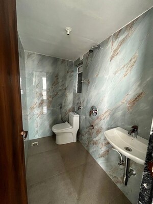 Bathroom in 2 BHK Apartment at RNA N G Silver Spring, Mira Road – for Rent