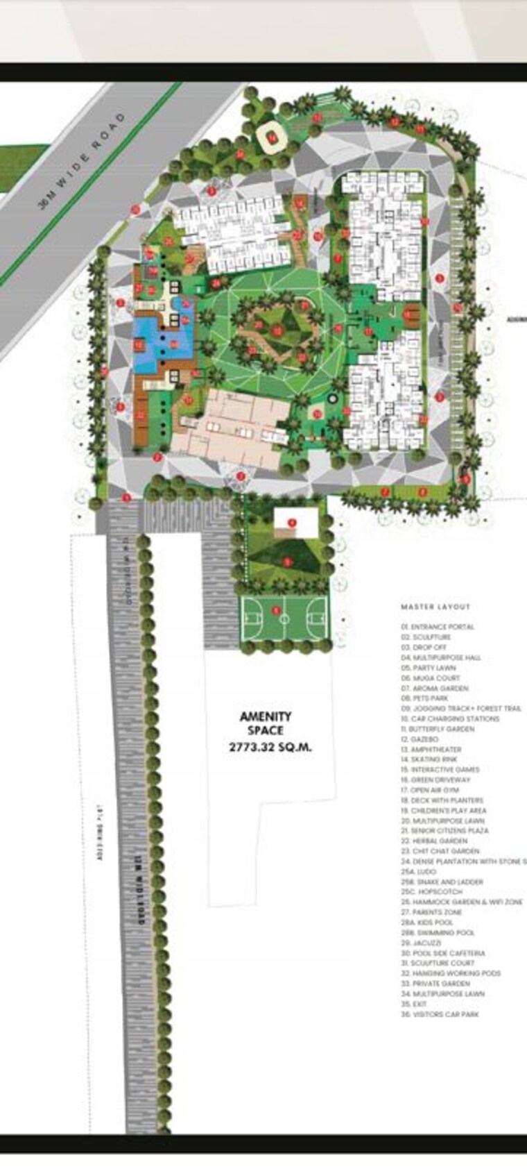 Master Plan, rahul-aston 3 Bedroom 978 Sq.Ft. Apartment In Hinjewadi Pune 10677104