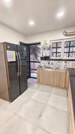 Kitchen in 3 BHK Apartment at Sivanchetti Gardens – for Rent