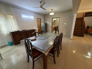 Dining area in 4 BHK Apartment at Mg Road – for Rent