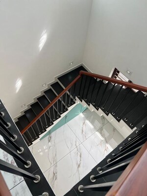 Staircase in 4 BHK Independent House at Kolazhy – for Sale