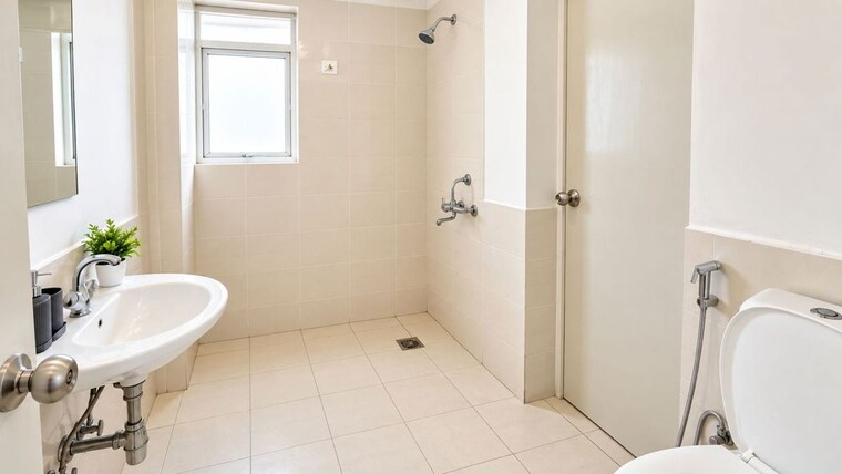 Bathroom, dlf-new-town-heights-ii 3 Bedroom 1930 Sq.Ft. Apartment In Sector 86 Gurgaon 10677182