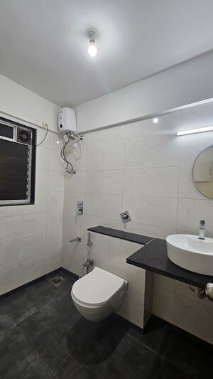Bathroom in 2 BHK Apartment at RRB Satra Harmony, Chembur – for Rent
