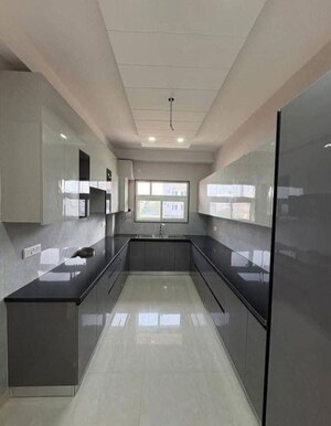 Kitchen in 3 BHK Apartment at Palm Residency Chhatarpur, Chattarpur – for Rent