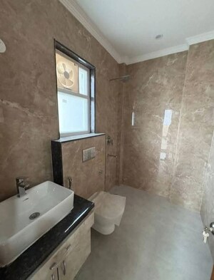 Bathroom in 3 BHK Apartment at Palm Residency Chhatarpur, Chattarpur – for Rent