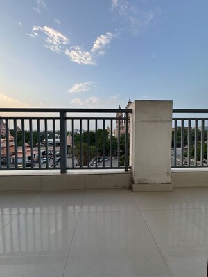 Balcony in 1 BHK Apartment at Palm Residency Chhatarpur, Chattarpur – for Rent
