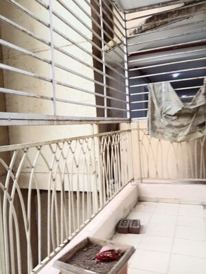 Balcony in 2.5 BHK Apartment at Mahagun My Woods, Sector 16c Greater Noida – for Rent
