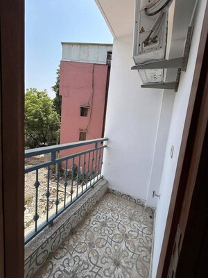 Balcony in 3 BHK Apartment at Palm Residency Chhatarpur, Chattarpur – for Rent