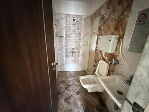 Bathroom in 1 BHK Apartment at Vijay Orovia, Ghodbunder Road – for Rent