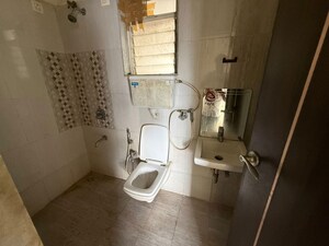 Bathroom in 1 BHK Apartment at Vijay Orovia, Ghodbunder Road – for Rent