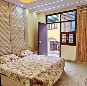 Bedroom in 3 BHK Builder Floor at Rajouri Garden – for Rent