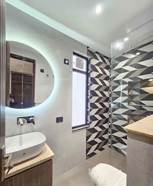 Building Lobby in 3 BHK Builder Floor at Subhash Nagar – for Rent