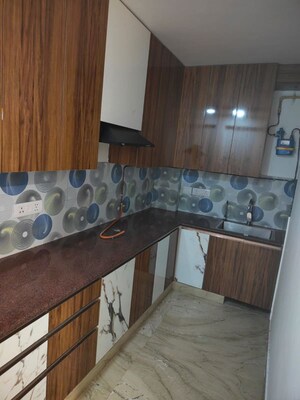 Kitchen in 2 BHK Builder Floor at Sant Nagar – for Rent