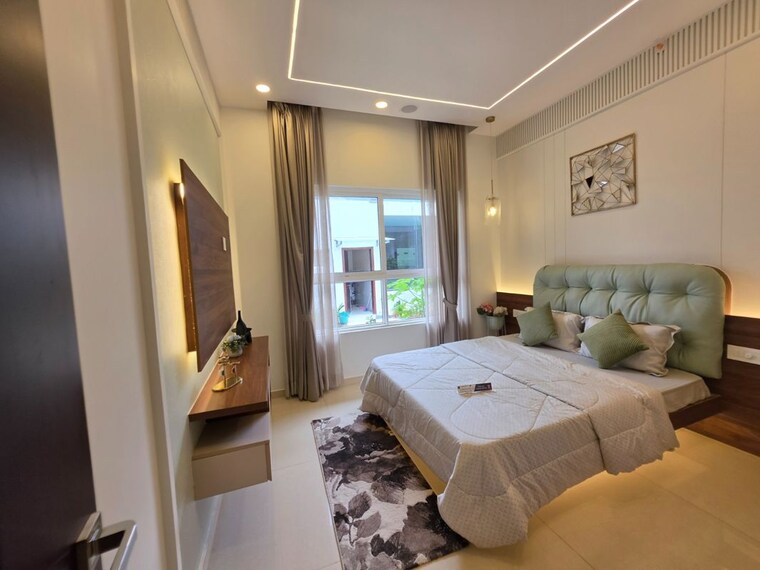 Bedroom, abhee-aaria 3 Bedroom 1780 Sq.Ft. Apartment In Gunjur Bangalore 10677054