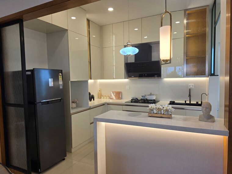 Kitchen, abhee-aaria 3 Bedroom 1780 Sq.Ft. Apartment In Gunjur Bangalore 10677054