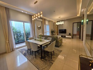 Living Room in 3 BHK Apartment at Abhee Aaria, Gunjur – for Sale