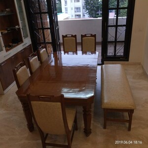 Dining area in 3 BHK Apartment at Richards Town – for Rent