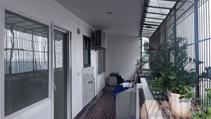 Balcony in 4 BHK Builder Floor at Green Fields Colony – for Sale