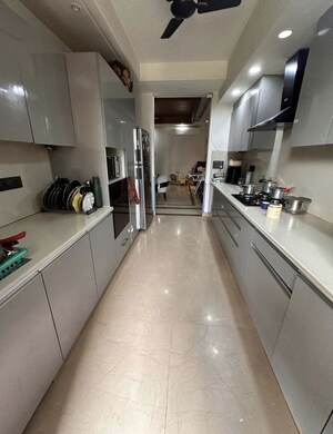 Kitchen in 3 BHK Builder Floor at Rajouri Garden – for Rent