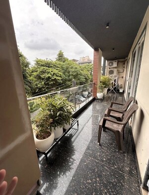 Balcony in 3 BHK Builder Floor at Rajouri Garden – for Rent