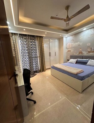 Bedroom in 3 BHK Builder Floor at Rajouri Garden – for Rent