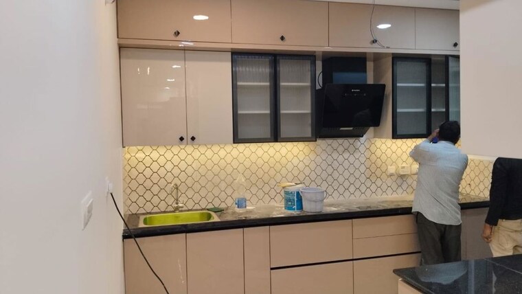 Kitchen, lansum-eden-gardens 3 Bedroom 1915 Sq.Ft. Apartment In Kondapur Hyderabad 10677611