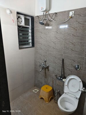 Bathroom in 2 BHK Apartment at Sai Samarttha Saisha, Punawale – for Rent