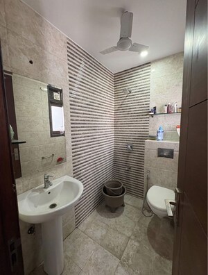 Bathroom in 3 BHK Builder Floor at Subhash Nagar – for Rent