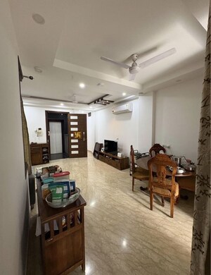 Living Room in 3 BHK Builder Floor at Subhash Nagar – for Rent