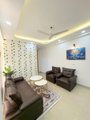 Living Room in 1 BHK Builder Floor at Saket – for Rent
