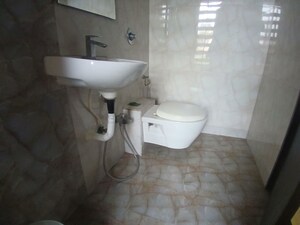 Bathroom in 3 BHK Apartment at Tricity Pride, Ulwe – for Rent