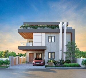 4 BHK Villa – Exterior View View at Vaishnavi Elite Villas, Mangalpalle - for Sale