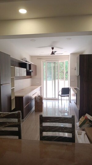 Living Room in 4 BHK Apartment at Dhakoli – for Rent