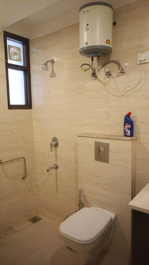 Bathroom in 4 BHK Apartment at Dhakoli – for Rent