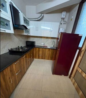 Kitchen in 3 BHK Apartment at Malwa Escon Primera, International Airport Road – for Rent