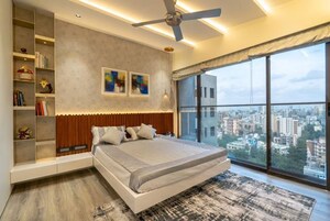 Bedroom in 4 BHK Apartment at Rustomjee Paramount, Khar West – for Sale