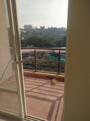 Balcony in 2 BHK Apartment at Chaphalkar Elina Living, Mohammadwadi – for Rent