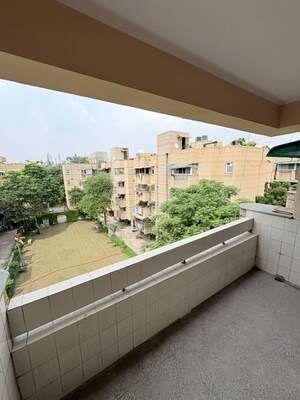 Balcony in 3 BHK Apartment at Vikas Puri – for Rent