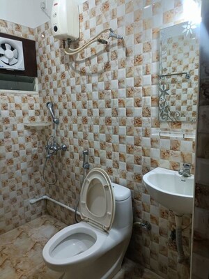 Bathroom in 3 BHK Apartment at DS MAX Sanskruthi, Narayanapura – for Rent