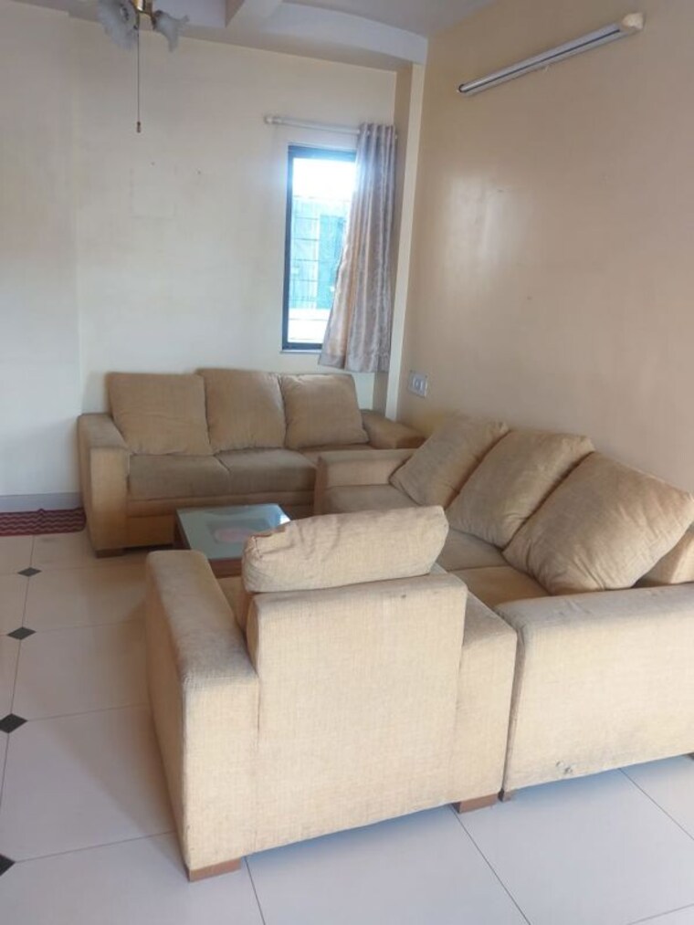 Living Room, dsk-akash-ganga 3 Bedroom 1400 Sq.Ft. Apartment In Aundh Pune 10677796