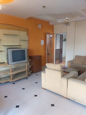 Living Room in 3 BHK Apartment at DSK Akash Ganga, Aundh – for Rent