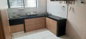 Kitchen in 3 BHK Apartment at Nirmiti Horizon, Aundh – for Rent