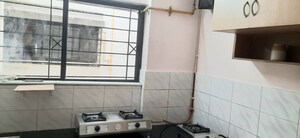 Bathroom in 3 BHK Apartment at Nirmiti Horizon, Aundh – for Rent